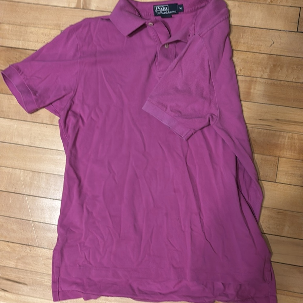 Pink 2 button polo - Picture 4 of 7